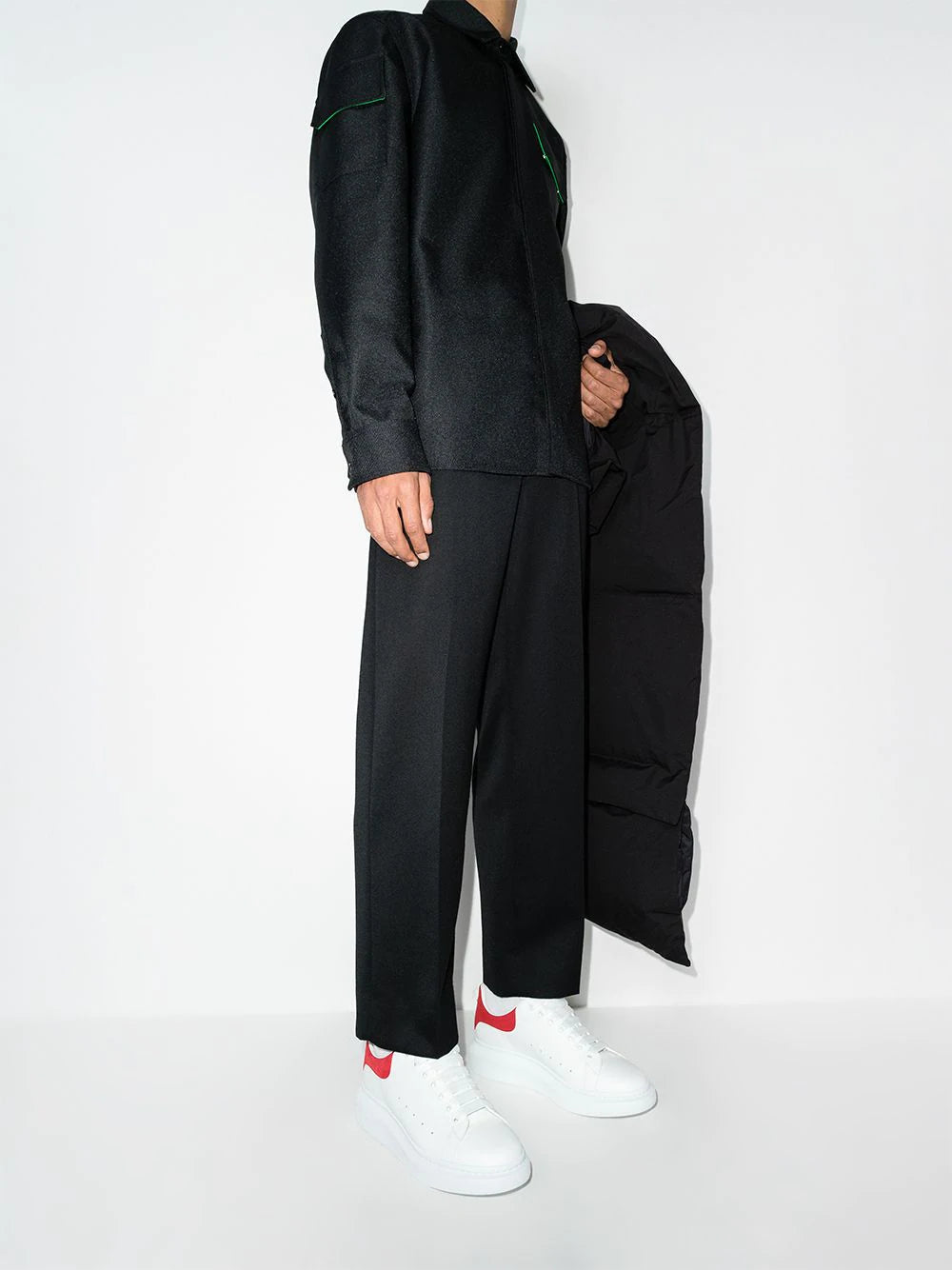 Alexander McQueen Oversized White-Red