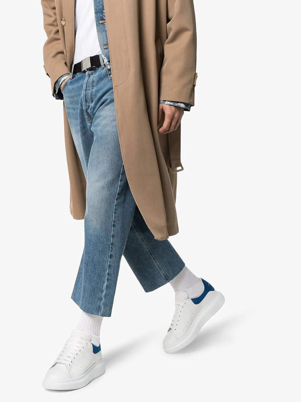 Alexander McQueen Oversized White-Blue