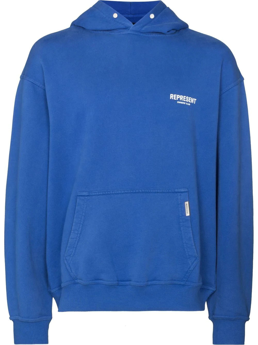 Represent logo-print cotton hoodie