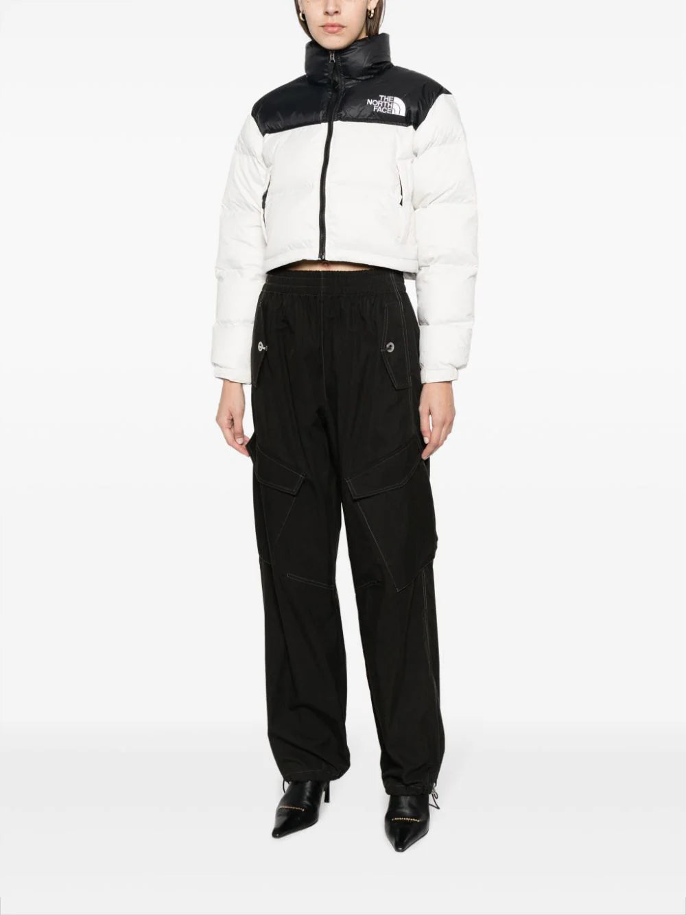 Nuptse padded cropped jacket