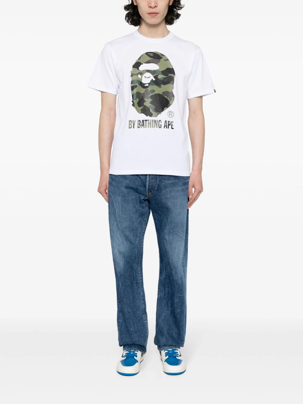 White Camo Green "A BATHING APE"