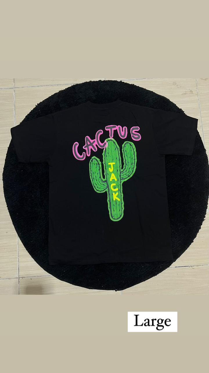 Cactus Jack Black Tee