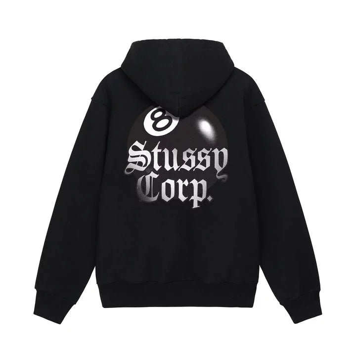 Stussy 8 Ball Cropped Hoodie