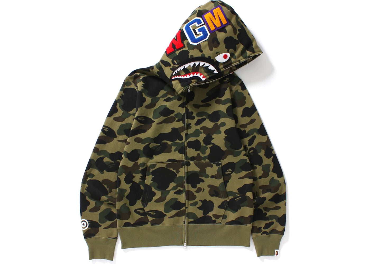 BAPE 1st Camo Shark Full Zip up Hoodie