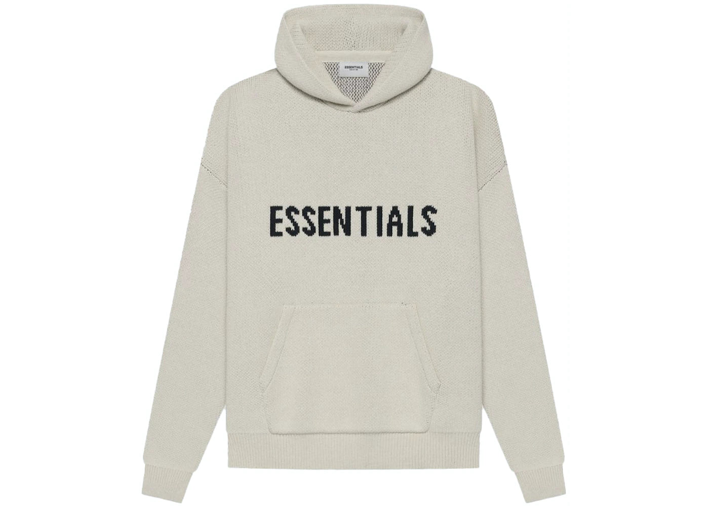 Essentials Hoodie Front Logo Knitted