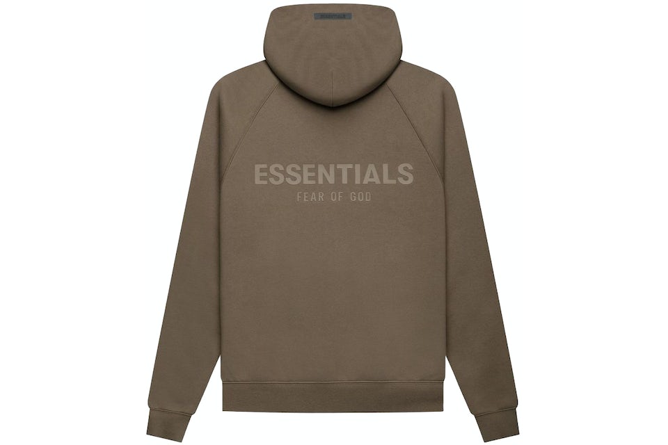 Fear of God Essentials hoodie back logo