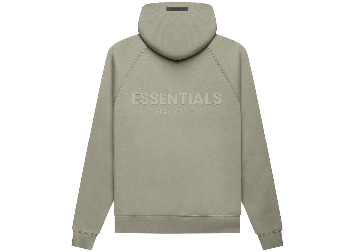 Fear of God Essentials hoodie back logo