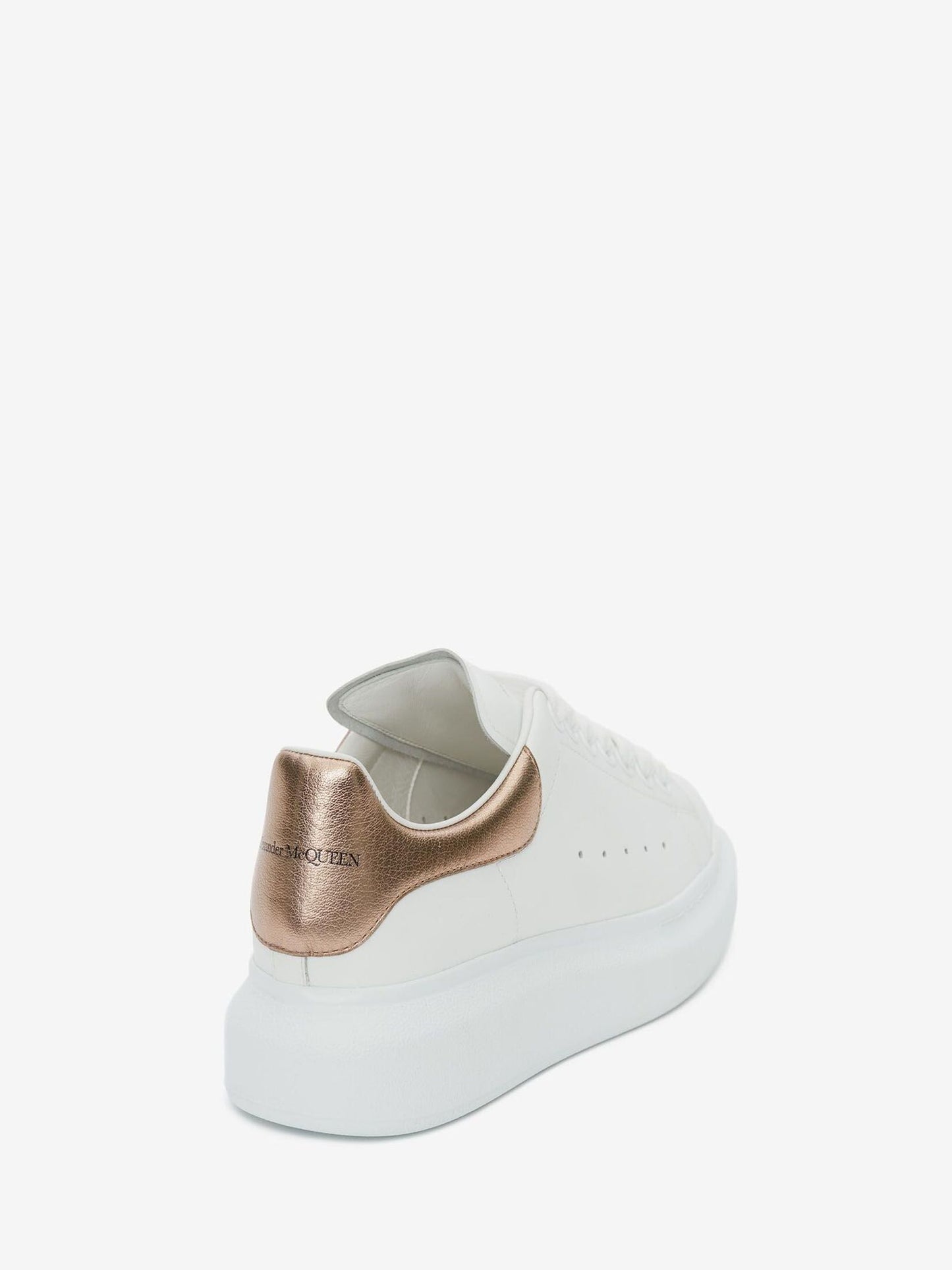 Alexander McQueen Oversized White-Rose Gold