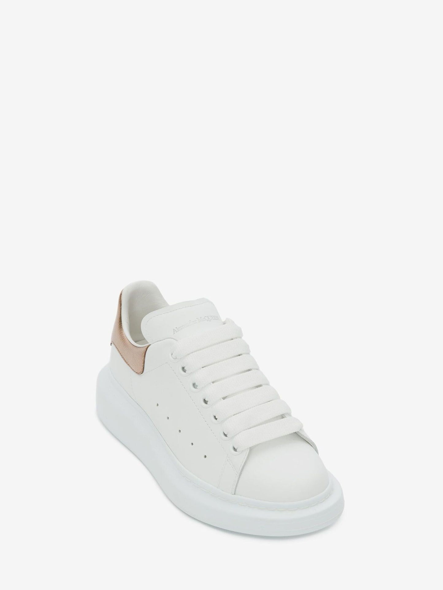 Alexander McQueen Oversized White-Rose Gold