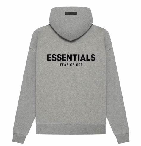 Fear of God Essentials hoodie back logo