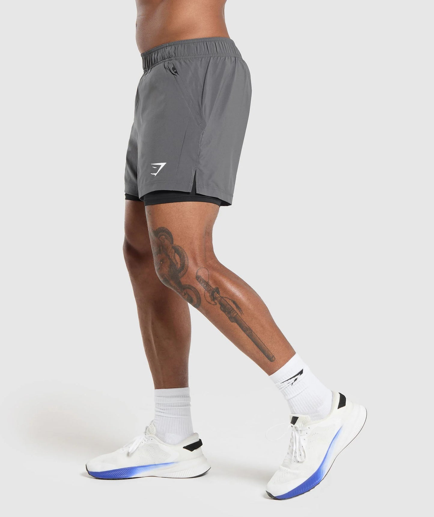 Gymshark 2 in 1 Grey Shorts