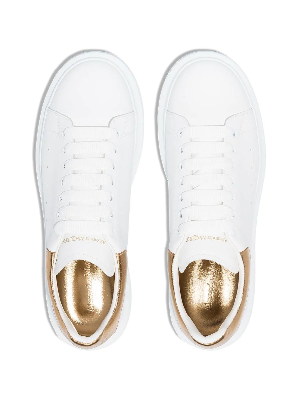 Alexander McQueen Oversized White-Gold