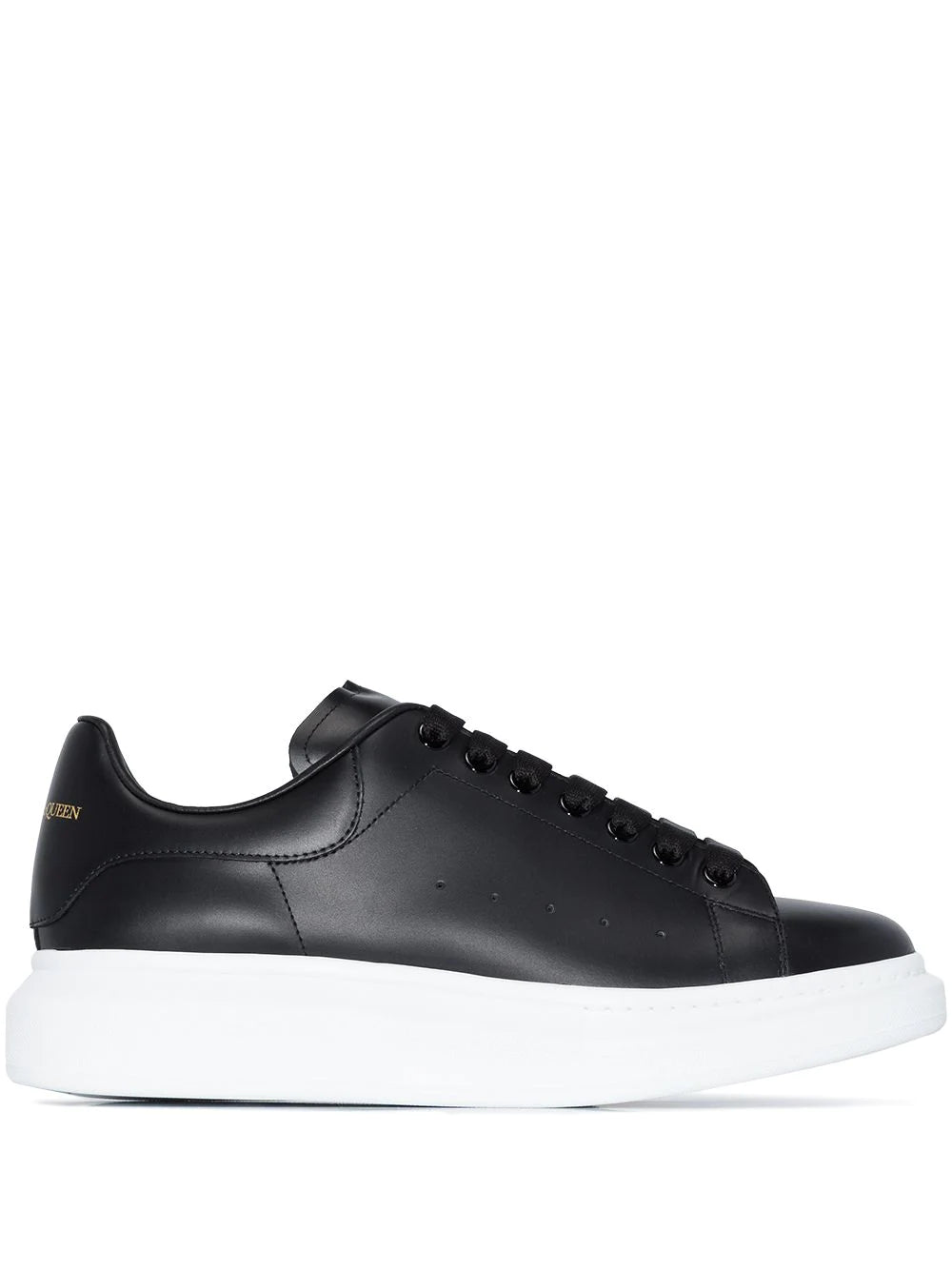 Alexander McQueen Oversized Leather Black-White