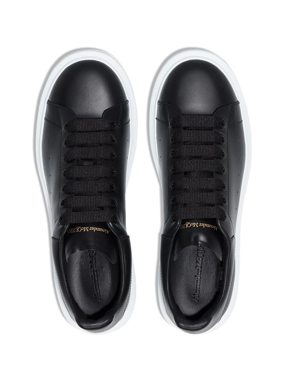 Alexander McQueen Oversized Leather Black-White
