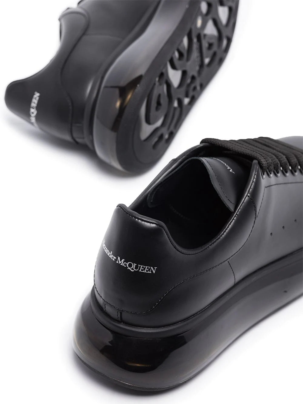 Alexander McQueen Oversized Black Clear Sole