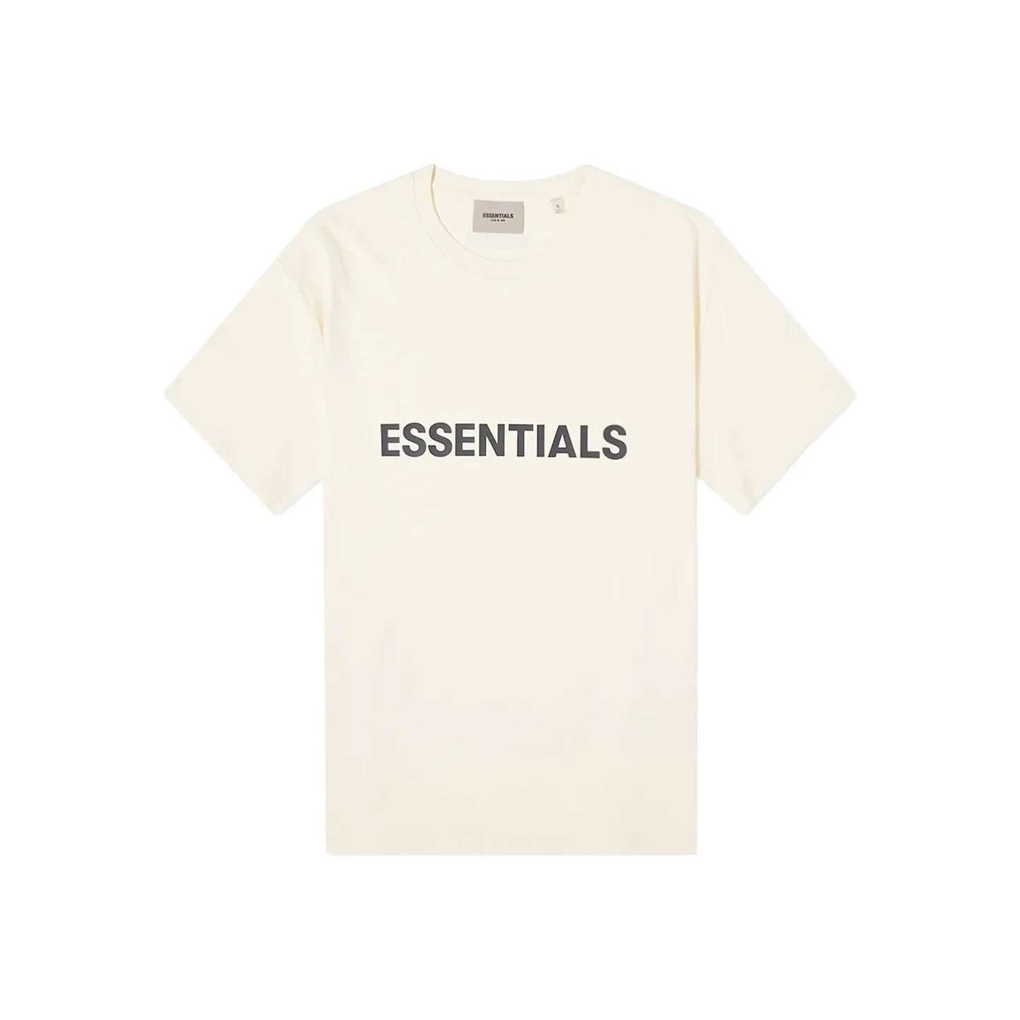 Fear of God Essentials Front Logo Tee Cream (SS20)