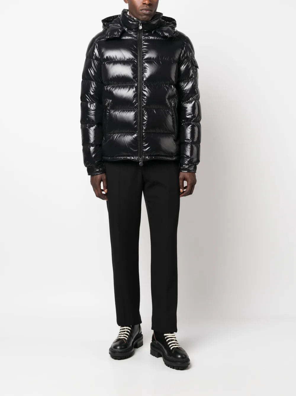 Moncler Maya zip-up padded hooded jacket
