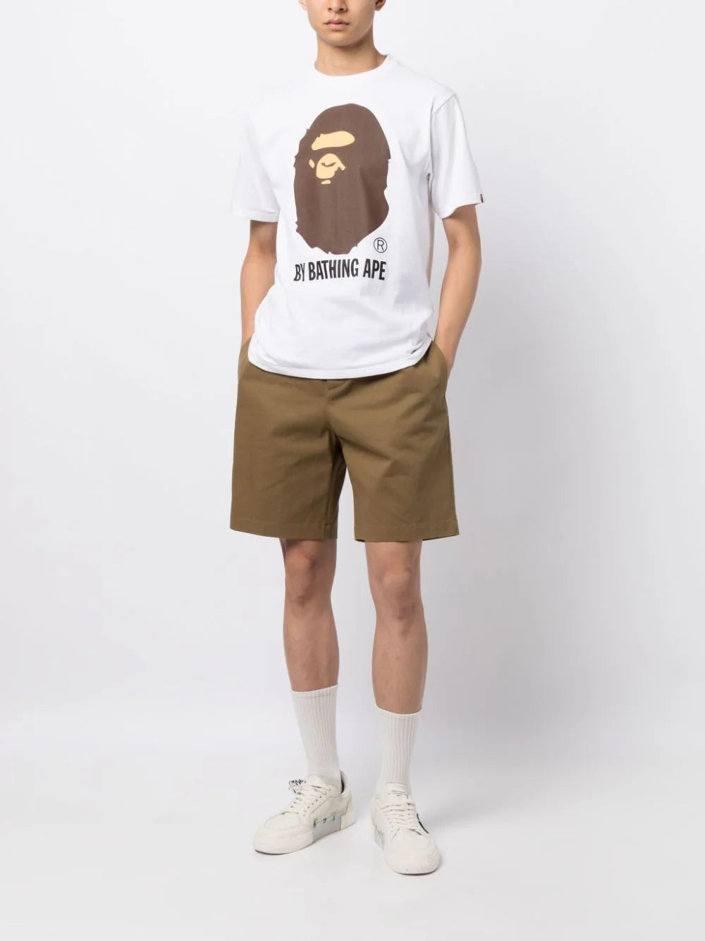 White-Brown A Bathing Ape