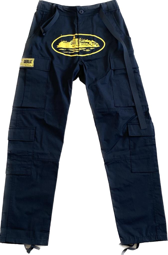 Corteiz Black Cargo Pants