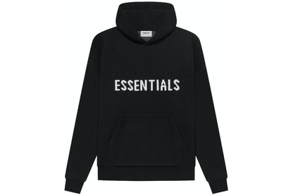 Essentials Hoodie Front Logo Knitted