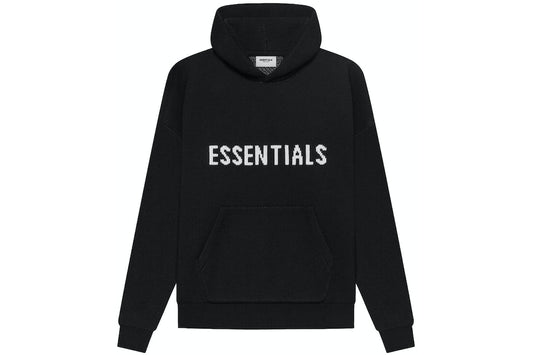 Essentials Hoodie Front Logo Knitted
