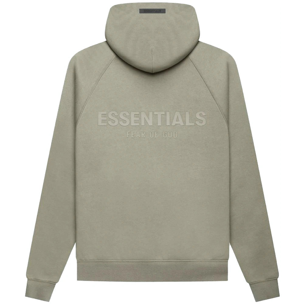 Fear of God Essentials hoodie back logo
