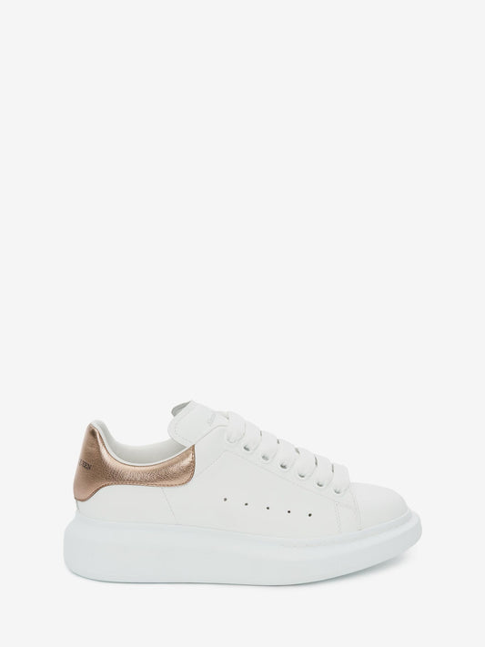 Alexander McQueen Oversized White-Rose Gold