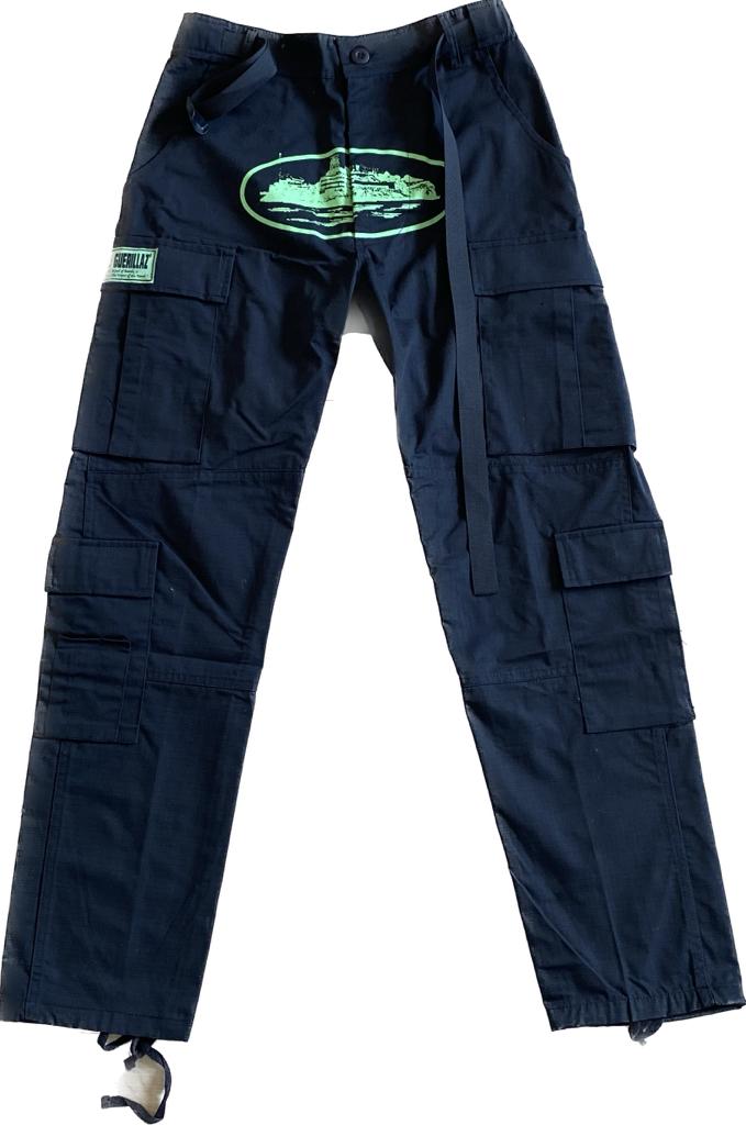 Corteiz Black Cargo Pants