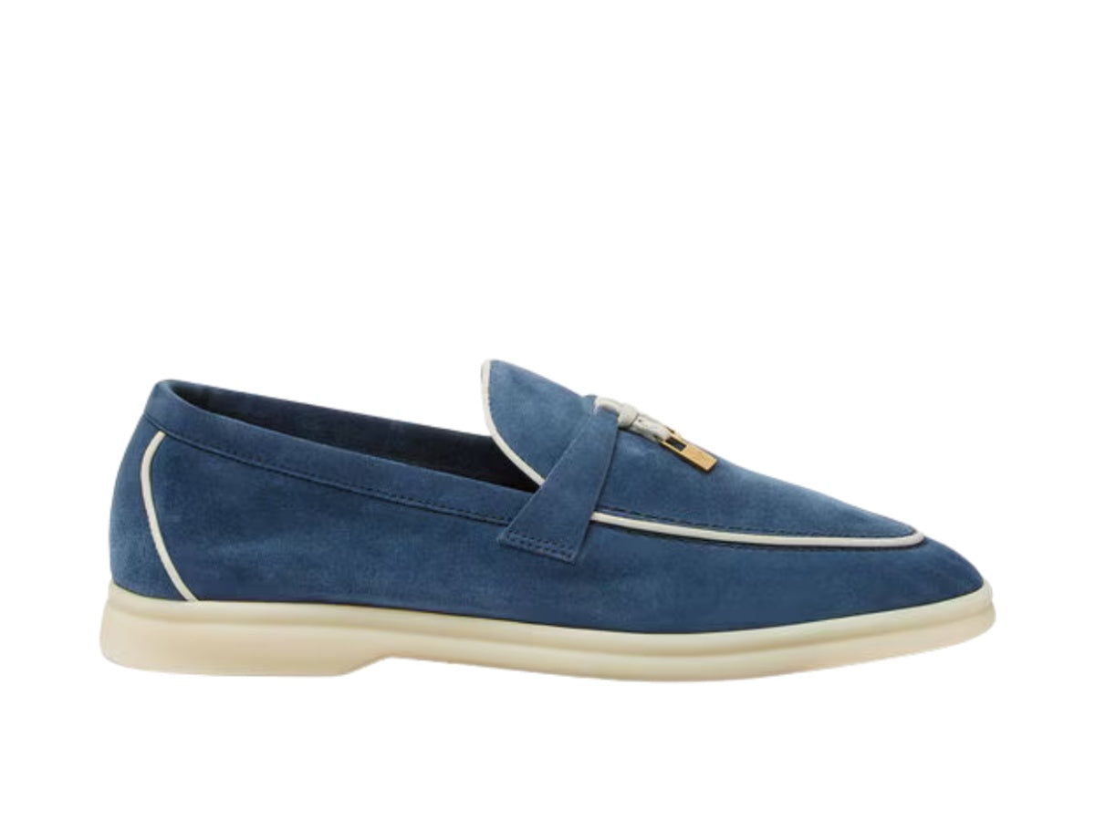 Loro Piana Summer Charms Walk Loafer Ocean Heart