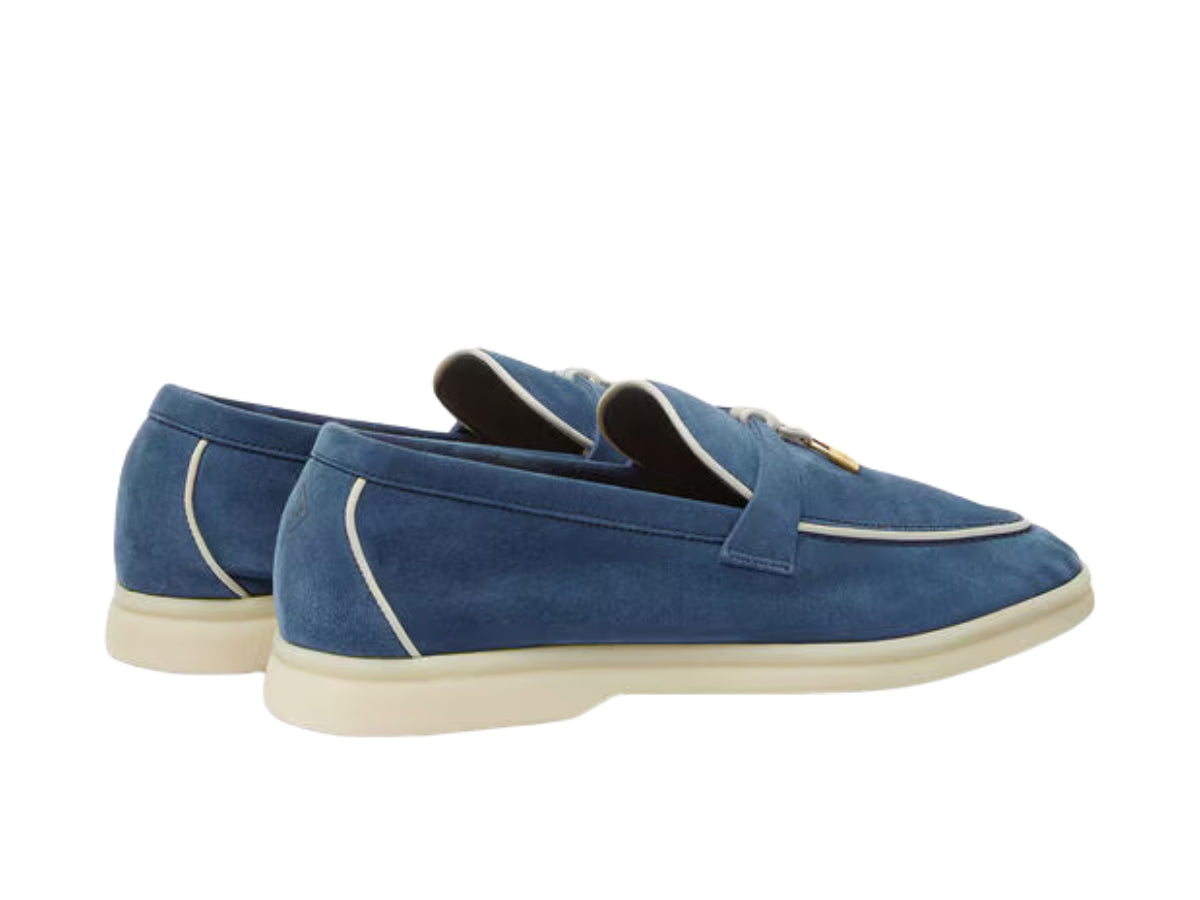 Loro Piana Summer Charms Walk Loafer Ocean Heart