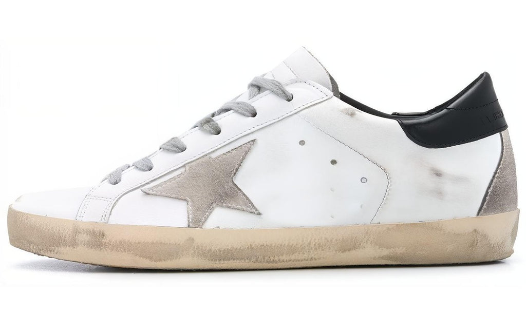 Golden Goose Super-Star Low Top Sneakers - White/Black