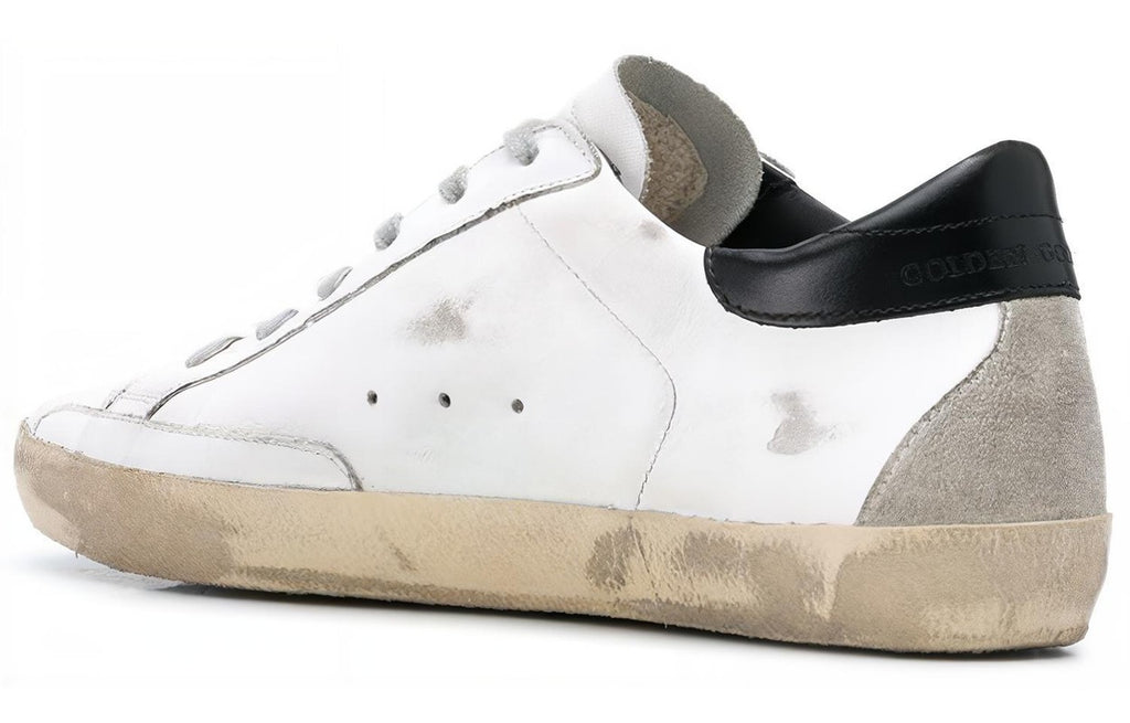 Golden Goose Super-Star Low Top Sneakers - White/Black