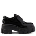 Prada Monolith patent leather lace-up shoes